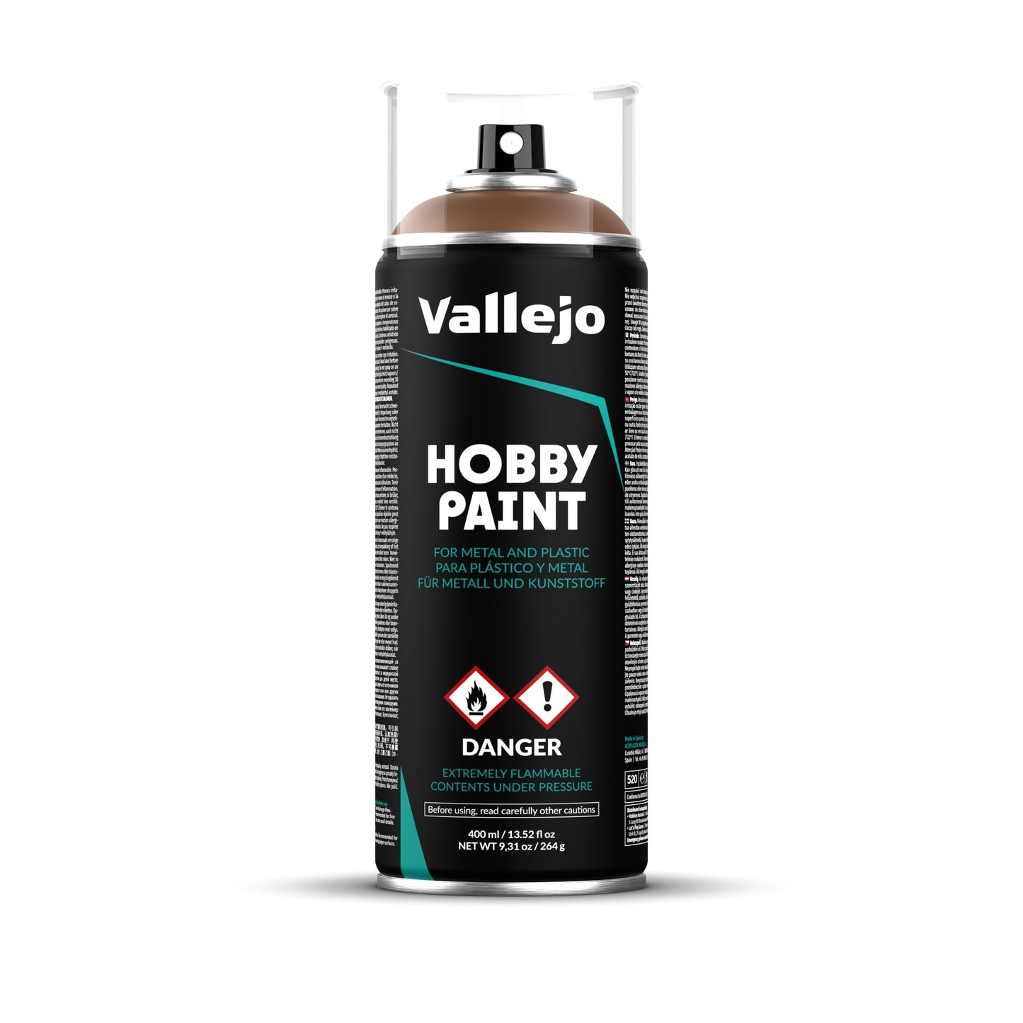 Vallejo Aerosol Spray Primer - Beasty Brown 400ml