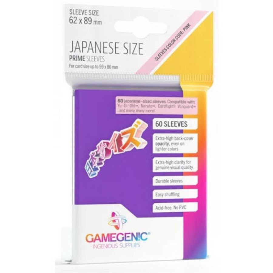 Gamegenic Prime Japanese Sized Sleeves Purple