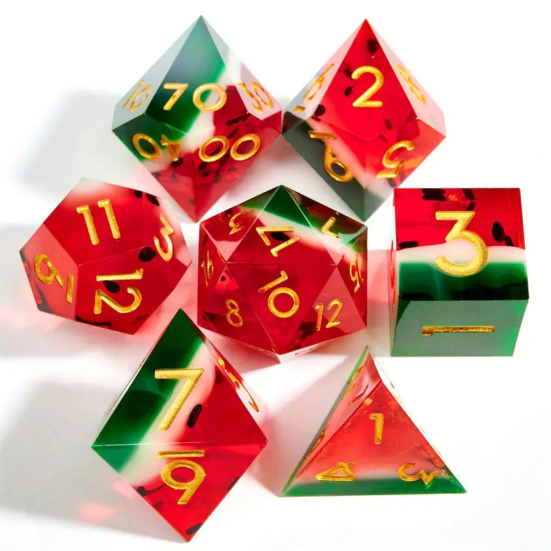 Watermelon DnD Dice Set
