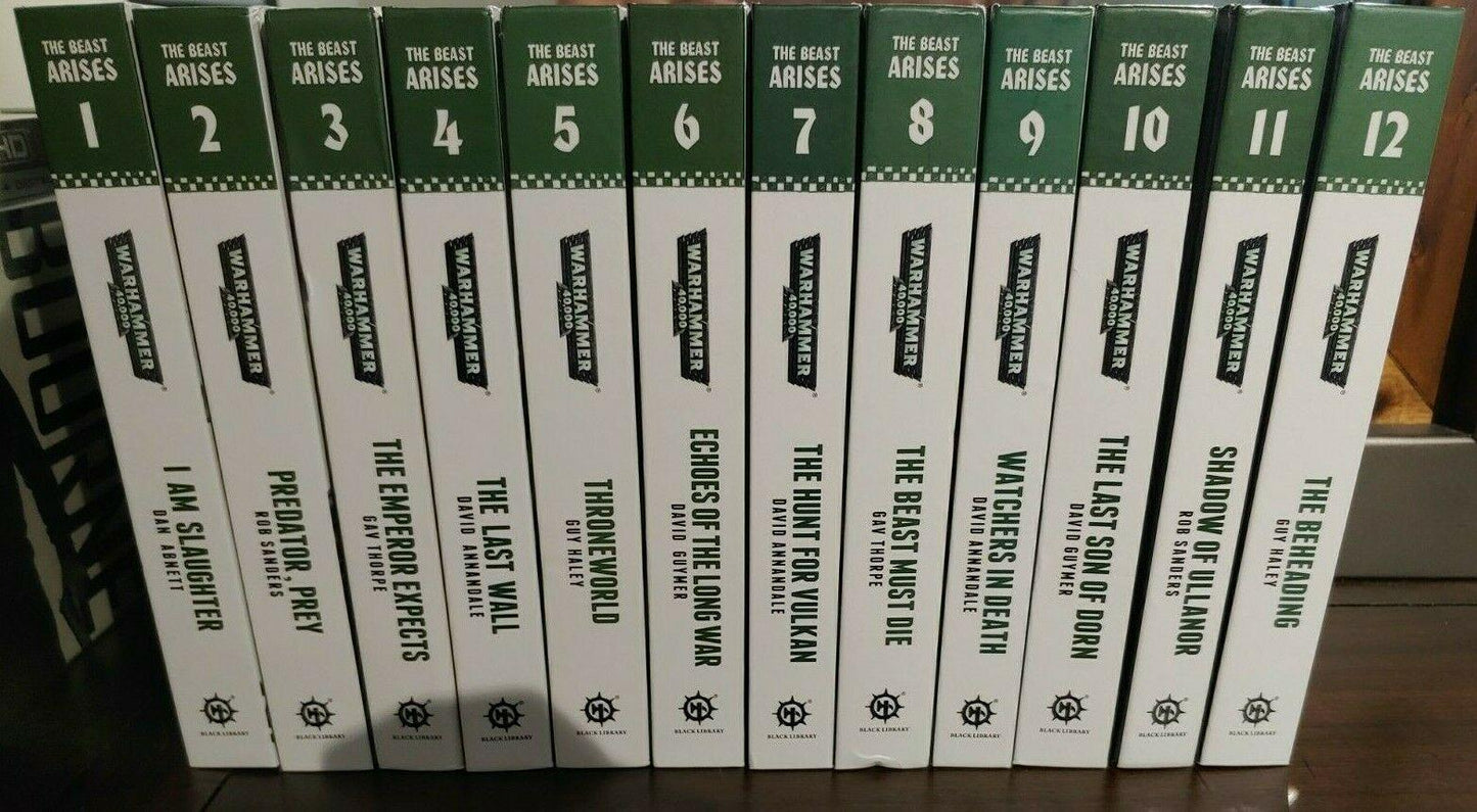 Warhammer 40k The Beast Arises Books 1-12 Full Set