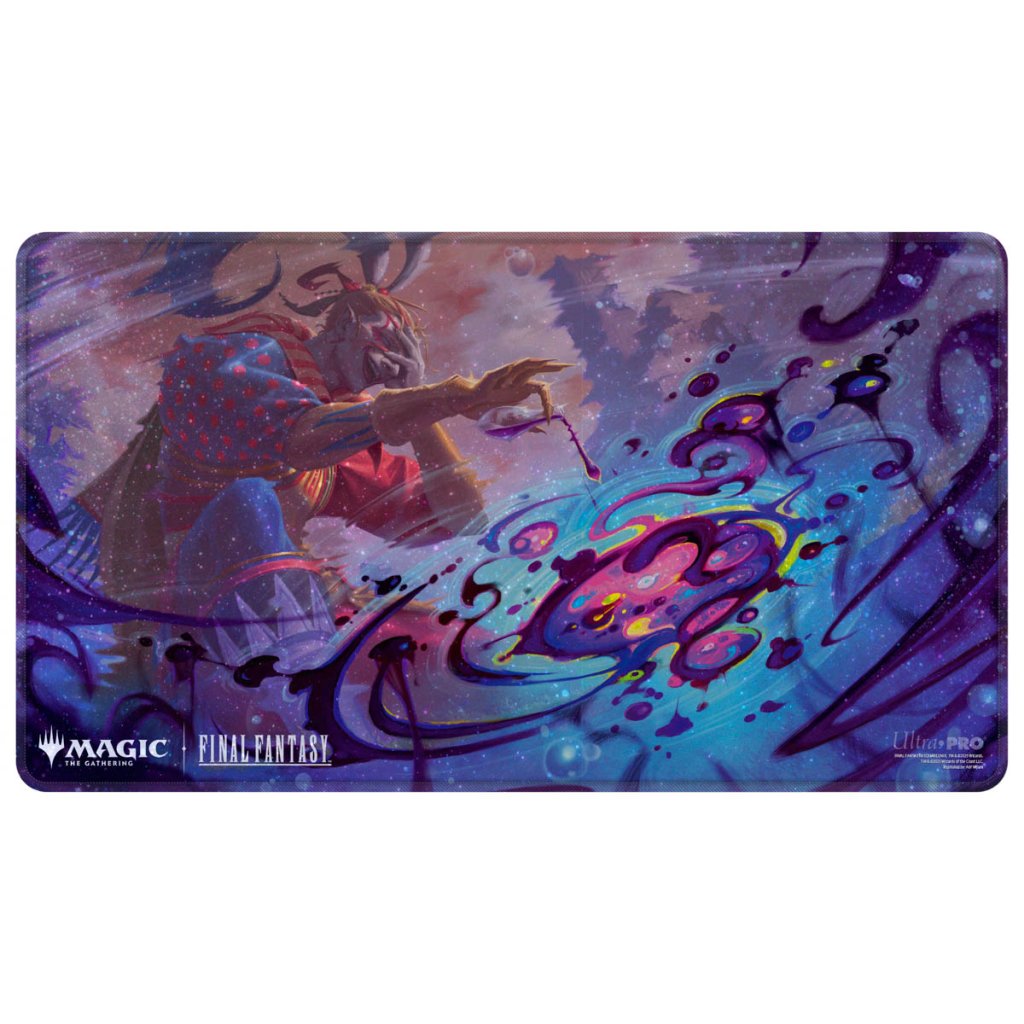 ULTRA PRO Magic: The Gathering - Final Fantasy Black Stitched Playmat Premium 38767