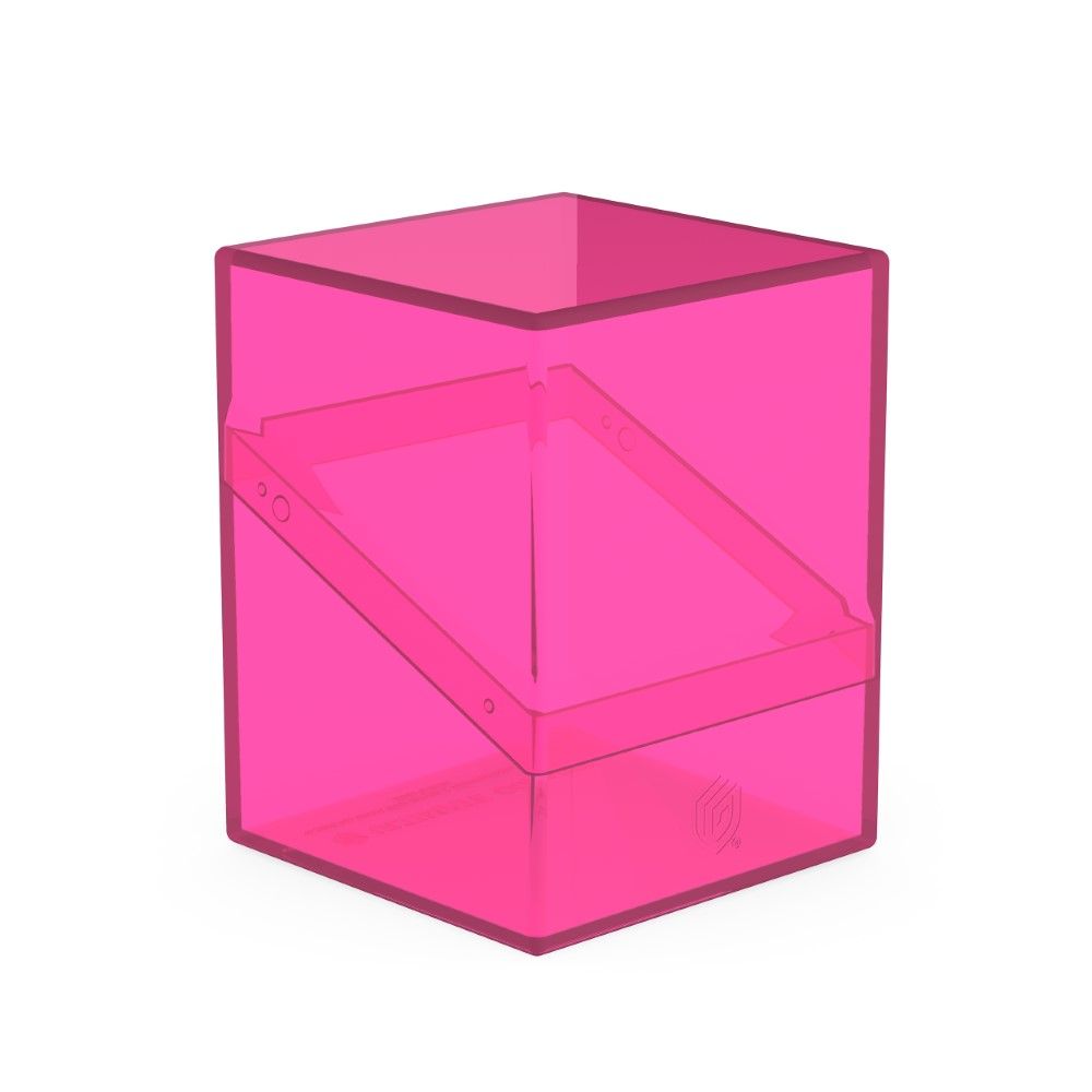 Ultimate Guard Boulder Deck Case 100+ Standard Size Clear Rhodonite Deck Box