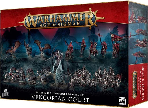 Warhammer Age of Sigmar Battleforce Soulblight Gravelords Vengorian Court 91-46