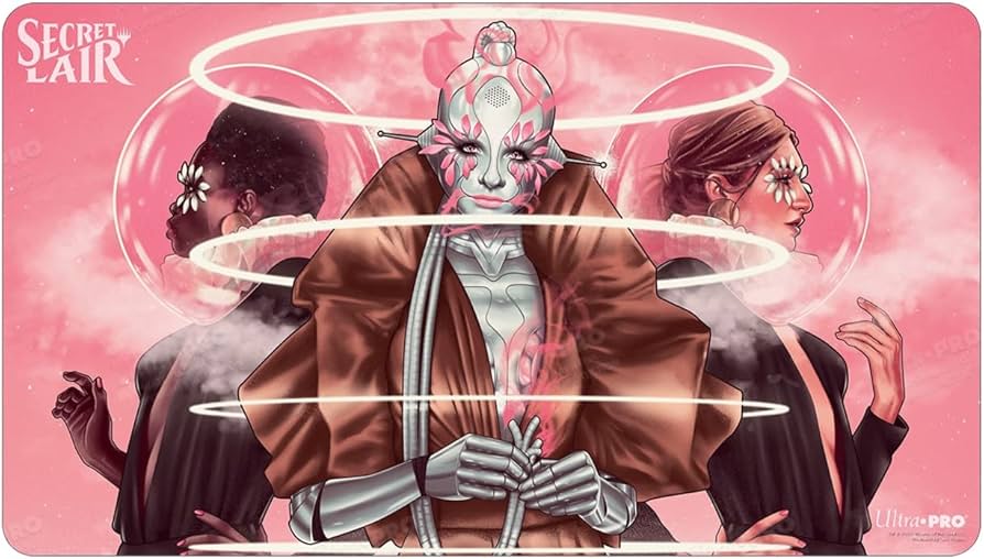Ultra Pro UP420814Secret Lair : Adaptive Automatons Black Stitched Playmat