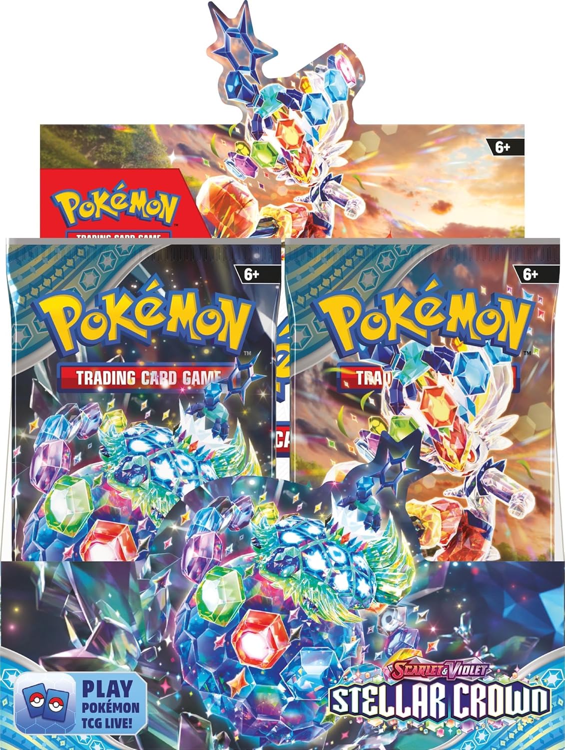 POKÉMON TCG Scarlet & Violet 7 Stellar Crown Booster Display