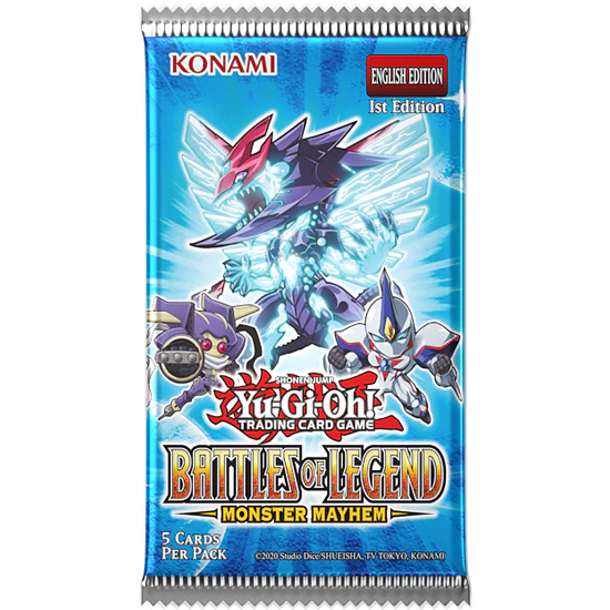 Yugioh - Battles of Legend: Monster Mayhem Booster Pack