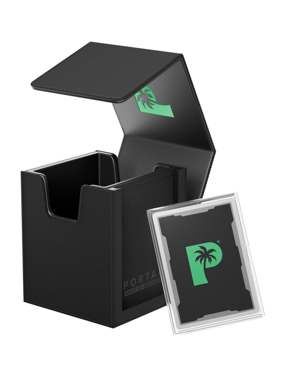 Palms Off Gaming - Portal Deck Box - Nexus 100+ Black