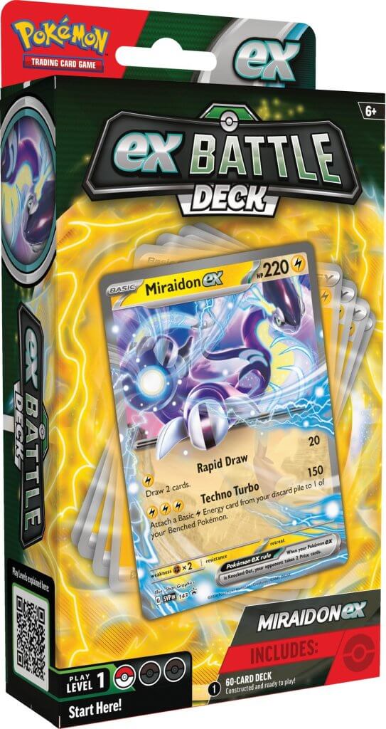 Pokemon TCG: Victni & Miraidon ex Batle Deck