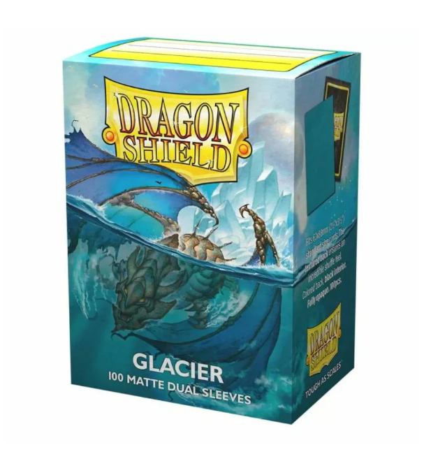 Dragon Shield: 100 Sleeves – Matte Dual – Glacier