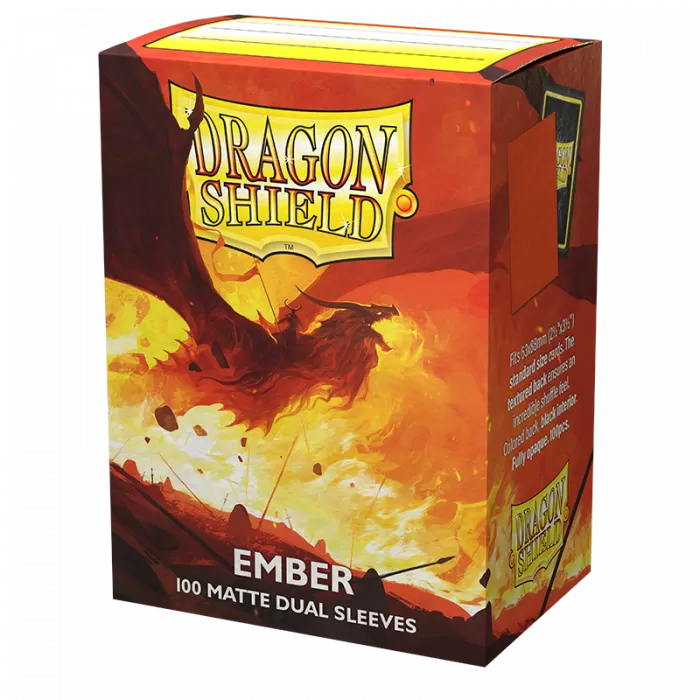 Dragon Shield: Sleeves – Matte Dual – Ember