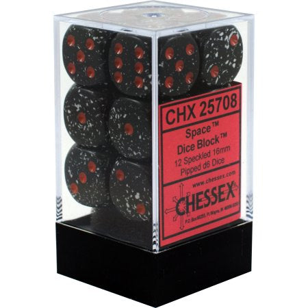 25708 Speckled® 16mm d6 Space™ Dice Block™ (12 dice)