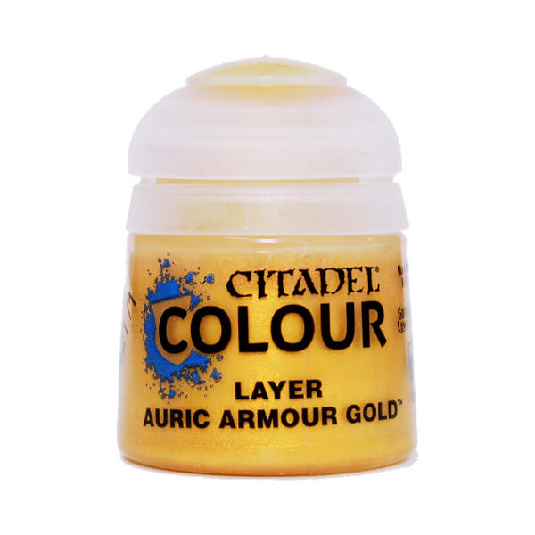 Warhammer 40k Citadel Layer Auric Armour Gold 12ml 22-62