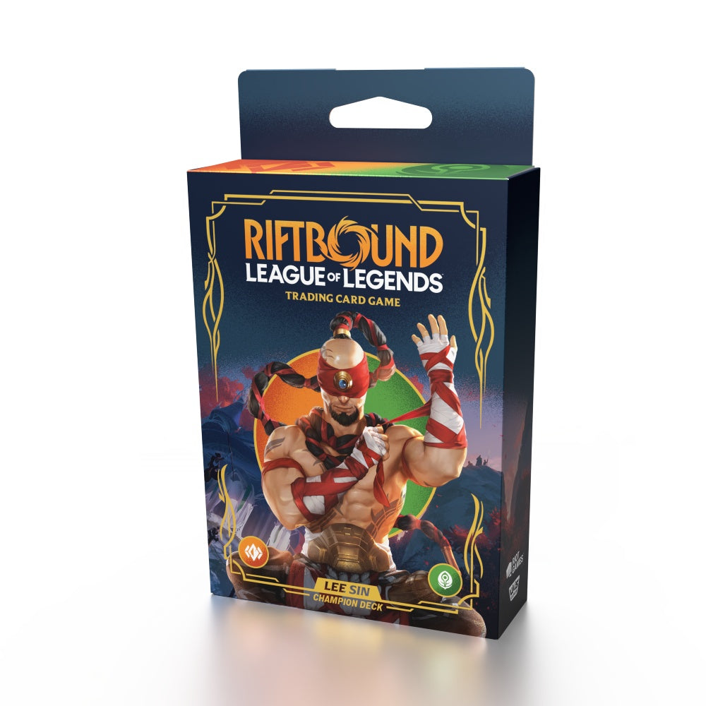 Riftbound: League of Legends TCG – Champion Deck Display – Origins: Lee Sin (PREORDER)