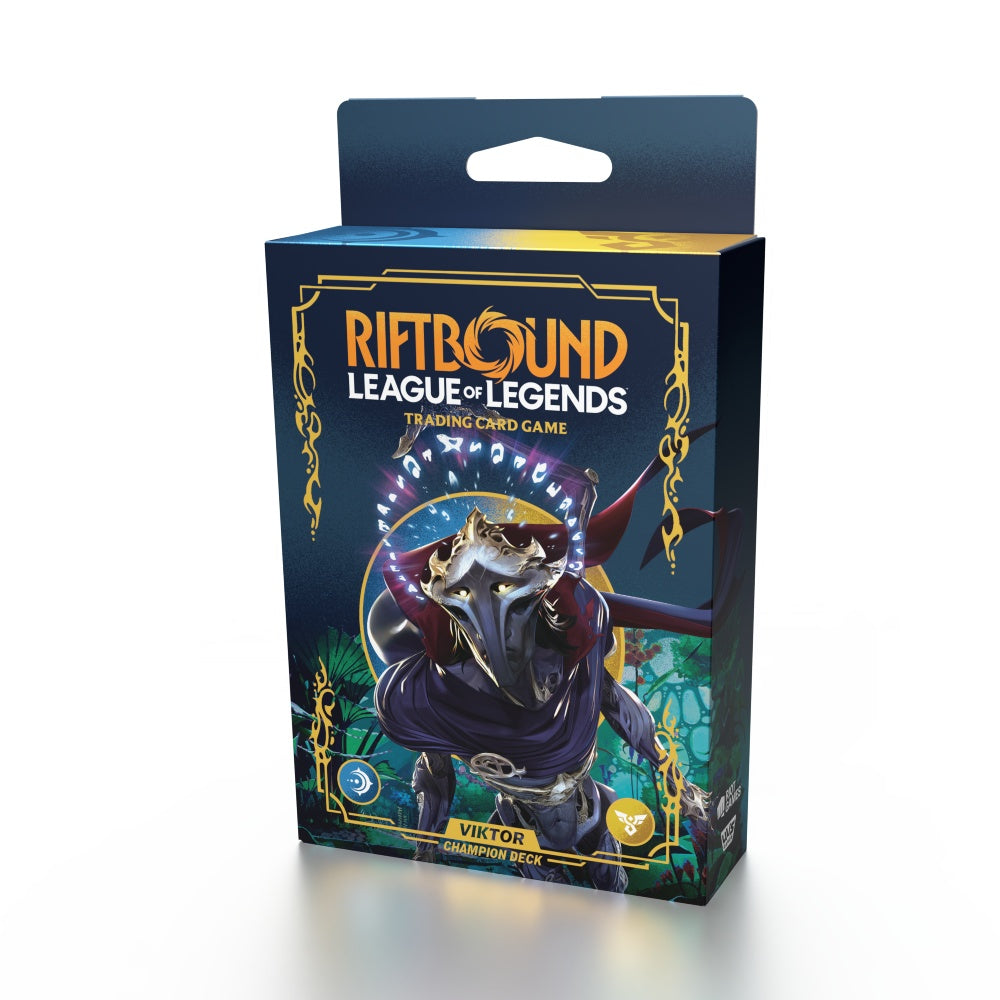 Riftbound: League of Legends TCG – Champion Deck Display – Origins: Viktor (preorder)