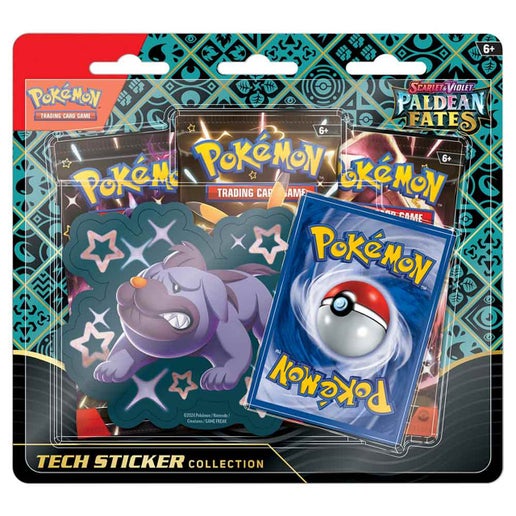 Pokemon TCG Paldean Fates 4.5 Tech Sticker Blister