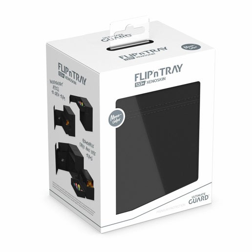 Ultimate Guard: Deck Box – XenoSkin Flip´n´Tray 133+ Black