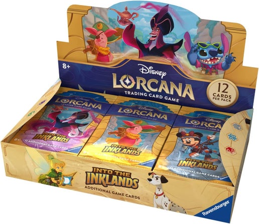 Disney Lorcana Set 3 : Into The Inklands TCG Booster Pack Display