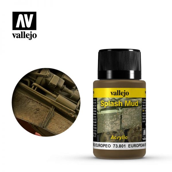Vallejo - Weathering Effects - Splash Mud - European Splash Mud 40ml