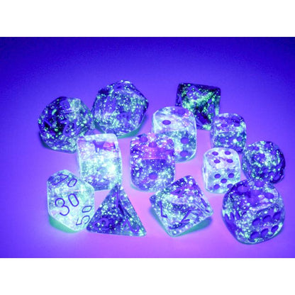 CHX 27957 Nebula Nocturnal/blue Luminary 12mm d6 Dice Block (36 dice)