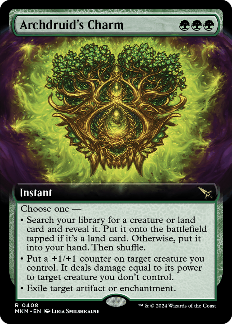 Archdruid's Charm (Extended Art) (MKM-408) - Murders at Karlov Manor: (Extended Art)