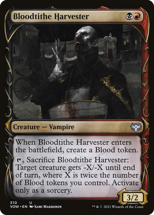 Bloodtithe Harvester (Showcase) (VOW-310) - Innistrad: Crimson Vow: (Showcase) Foil