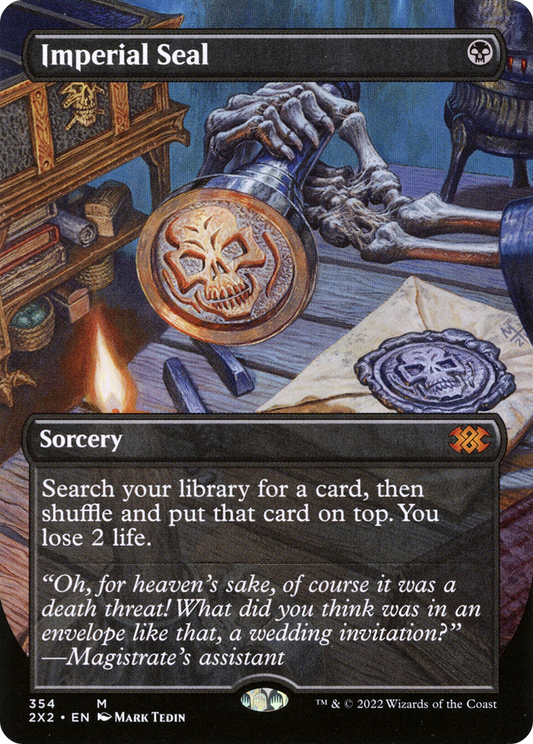 Imperial Seal (Borderless) (2X2-354) - Double Masters 2022 (Borderless)