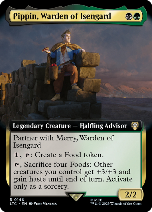 Pippin, Warden of Isengard (Extended Art) (LTC-146) - Tales of Middle-earth Commander: (Extended Art) Foil