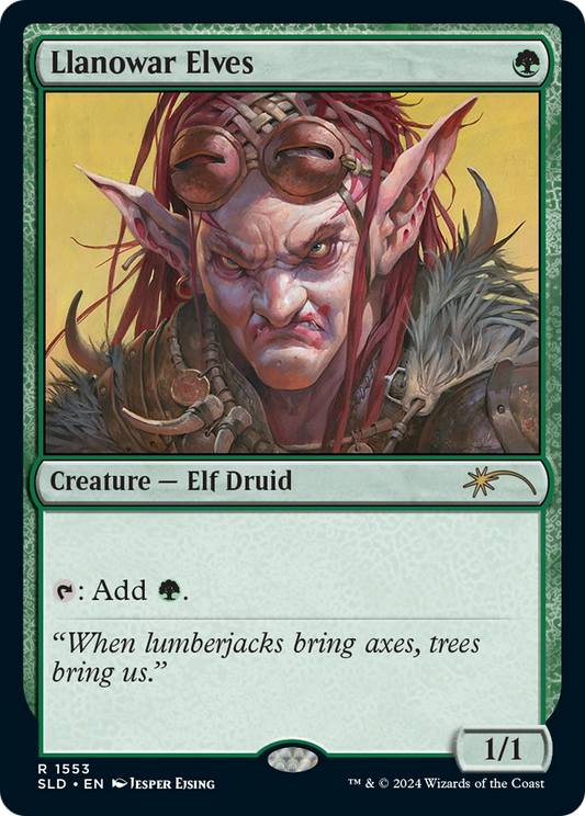 Llanowar Elves (SLD-1553) - Secret Lair Drop