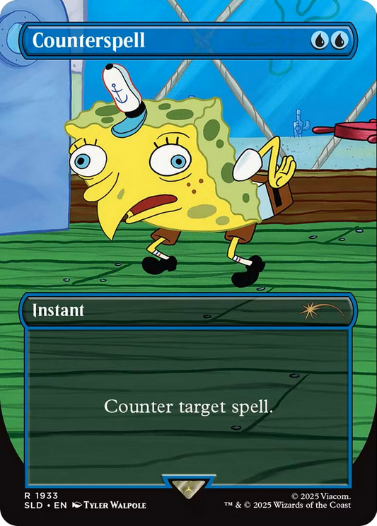 Counterspell (SLD-1933) - Secret Lair Drop (Borderless) Foil