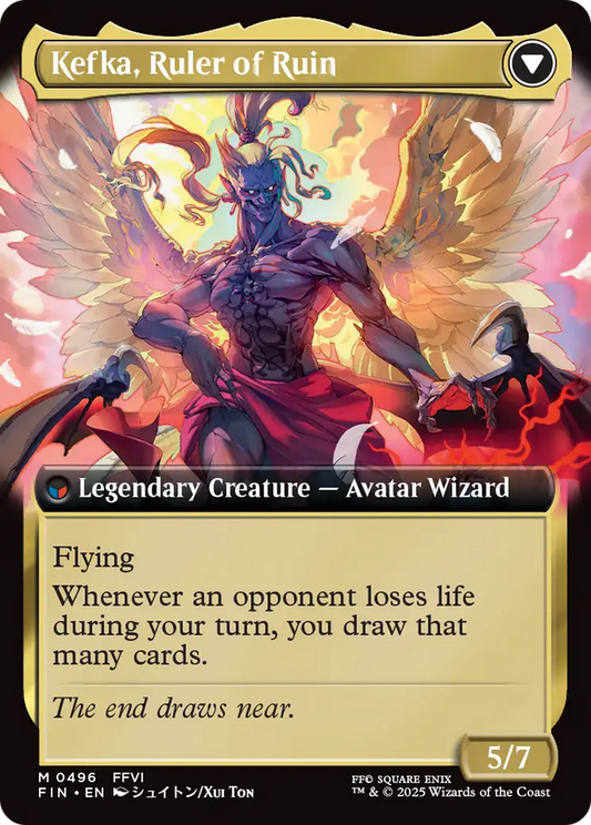 Kefka, Court Mage (Extended Art) (FIN-496) - FINAL FANTASY: (Extended Art) Foil