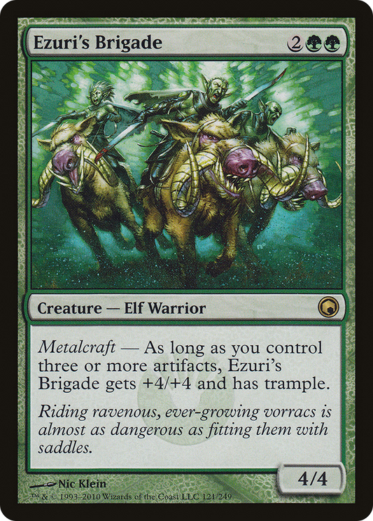Ezuri's Brigade (SOM-121) - Scars of Mirrodin Foil