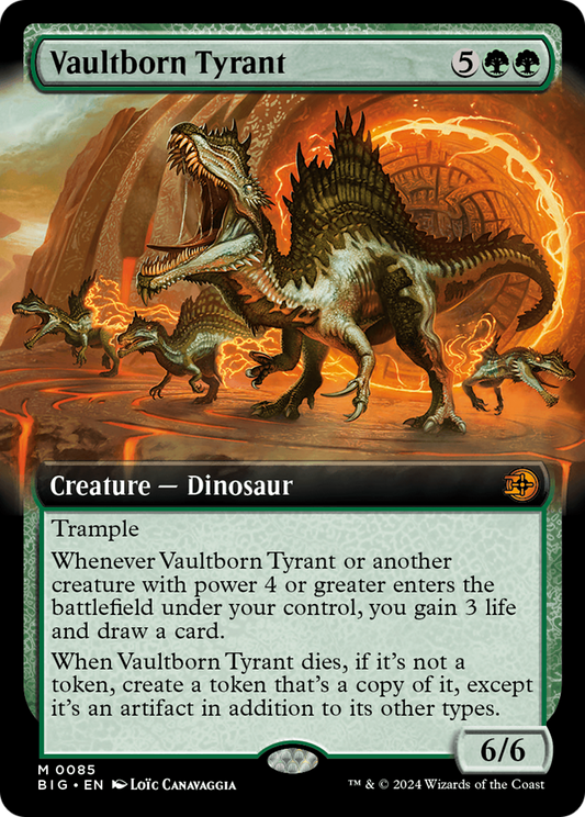 Vaultborn Tyrant (Extended Art) (BIG-085) - The Big Score: (Extended Art) Foil