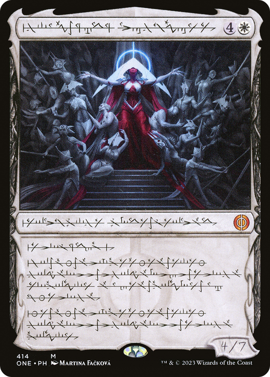 Elesh Norn, Mother of Machines (Phyrexian) (ONE-414) - Phyrexia: All Will Be One: (Showcase) Foil