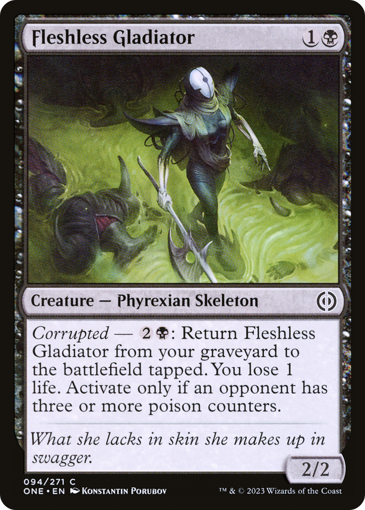 Fleshless Gladiator (ONE-094) - Phyrexia: All Will Be One Foil
