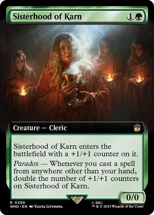 Sisterhood of Karn (Extended Art) (WHO-399) - Doctor Who: (Extended Art)