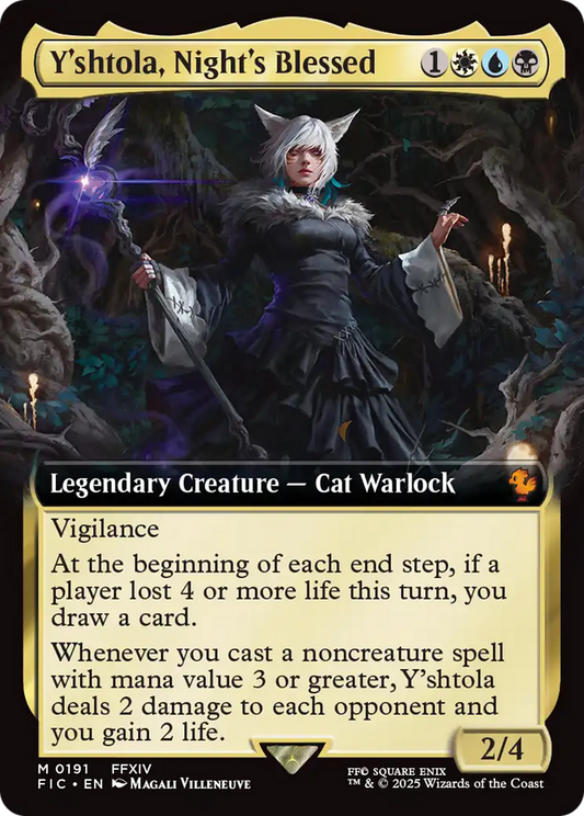 Y'shtola, Night's Blessed (Extended Art) (FIC-191) - Commander: FINAL FANTASY: (Extended Art)