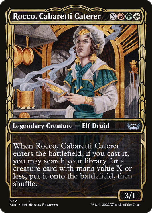 Rocco, Cabaretti Caterer (Showcase) (SNC-332) - Streets of New Capenna: (Showcase)