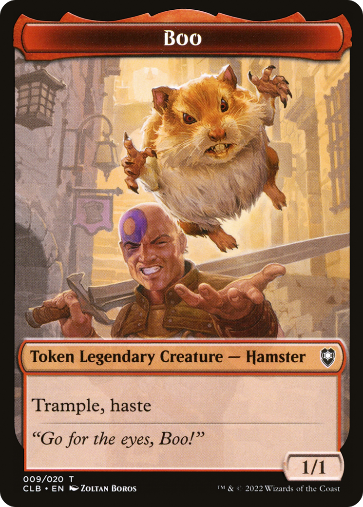 Boo Token (CLB-009) - Battle for Baldur's Gate Tokens