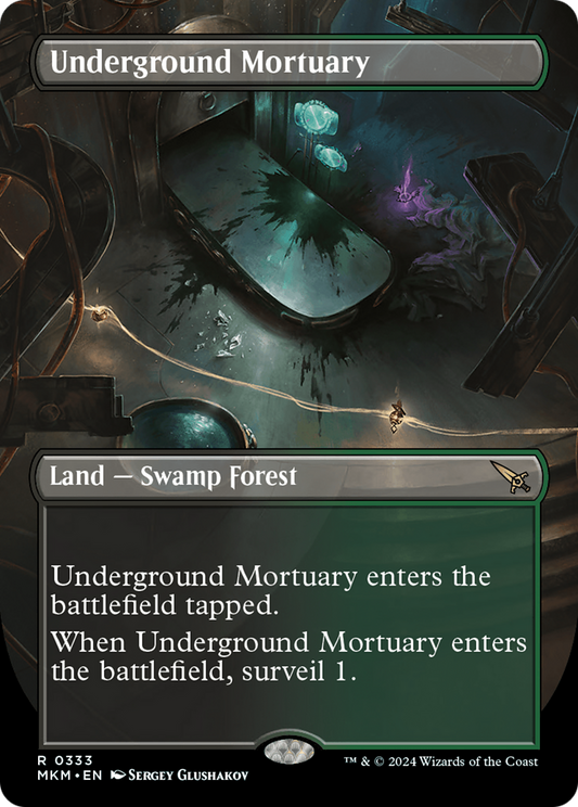 Underground Mortuary (Borderless) (MKM-333) - Murders at Karlov Manor (Borderless) Foil