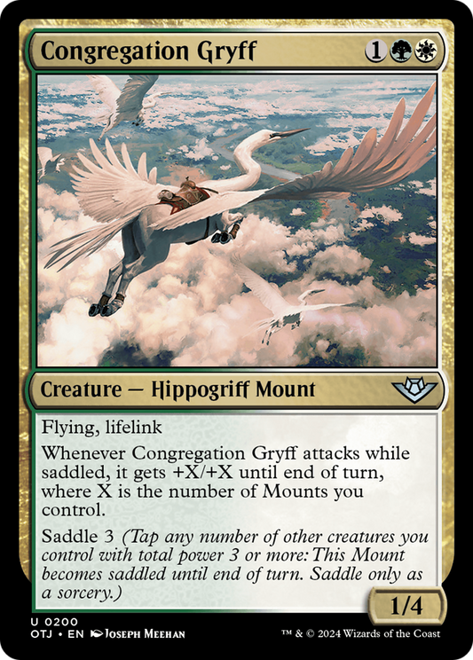 Congregation Gryff (OTJ-200) - Outlaws of Thunder Junction Foil