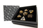 LPG Dice RPG Set Draco Black/Gold