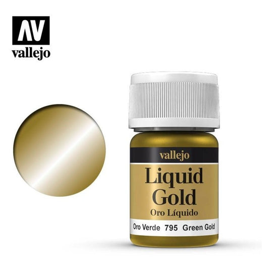 Vallejo - Liquid Gold - Green Gold 35ml