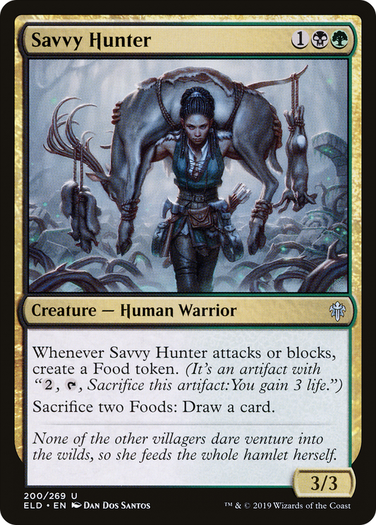 Savvy Hunter (ELD-200) - Throne of Eldraine