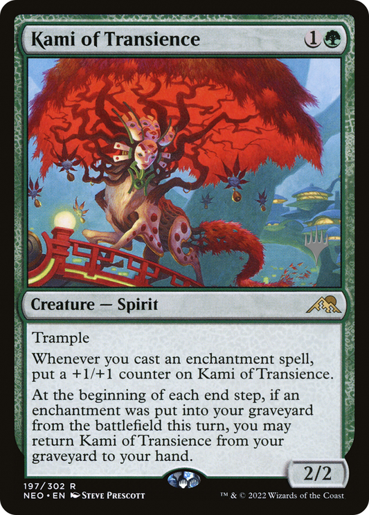 Kami of Transience (PPNEO-197) - Kamigawa: Neon Dynasty Promos