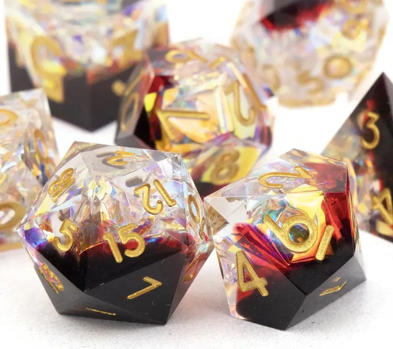 Bloody diamonds dice set