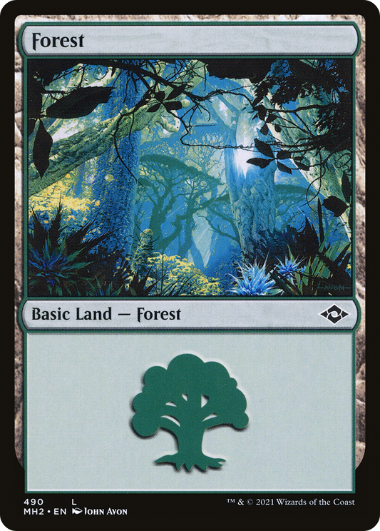 Forest (490) (MH2-490) - Modern Horizons 2 Foil
