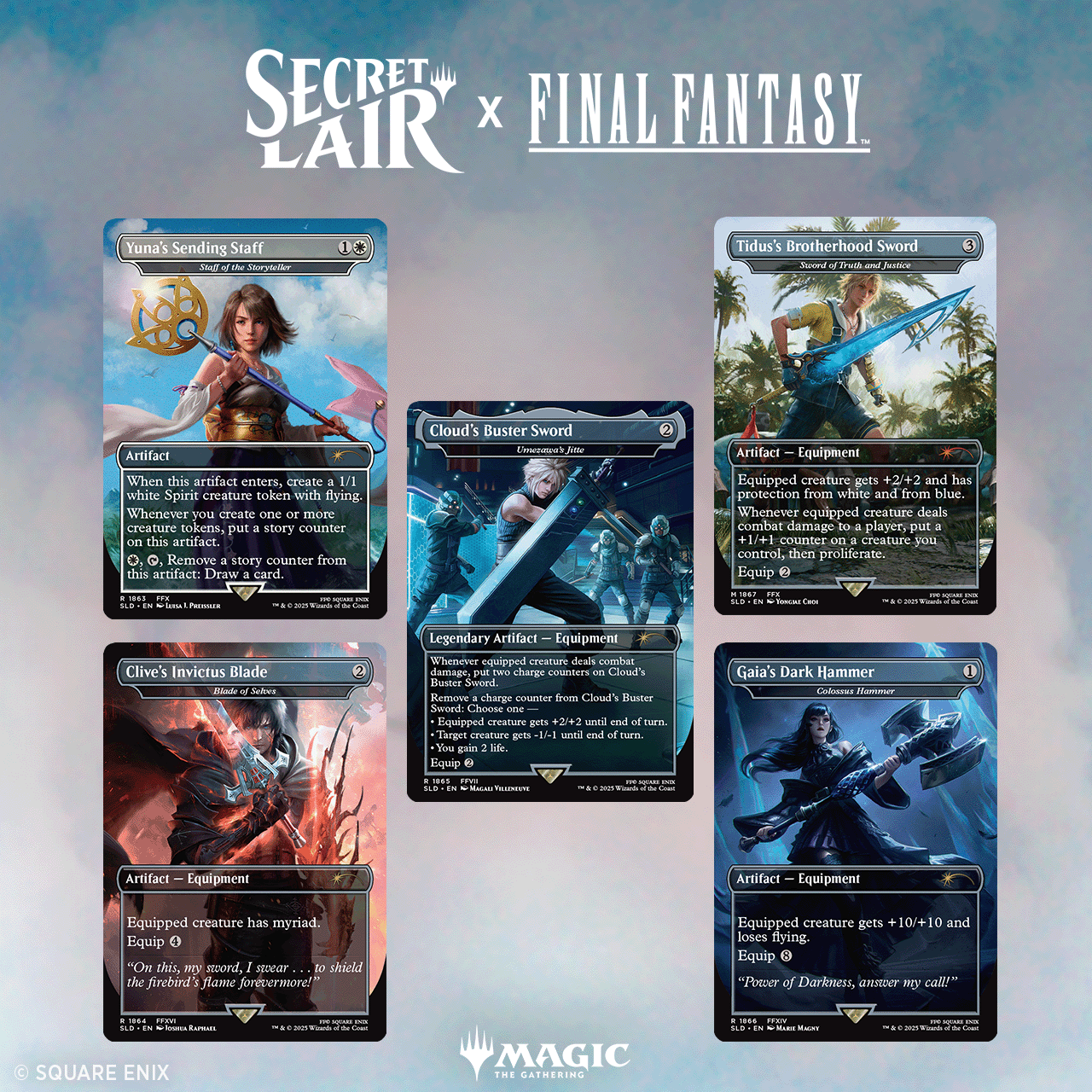 Secret Lair x Final Fantasy: Weapons | NON-FOIL
