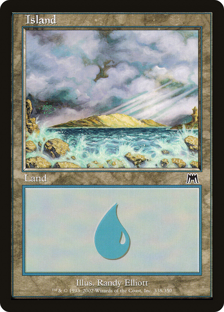 Island (338) (ONS-338) - Onslaught Foil