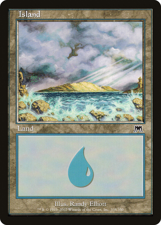 Island (338) (ONS-338) - Onslaught Foil