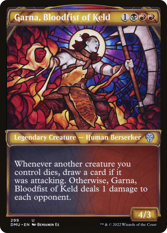 Garna, Bloodfist of Keld (Showcase) (DMU-299) - Dominaria United: (Showcase)